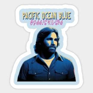 Pacific Ocean Blue Sticker